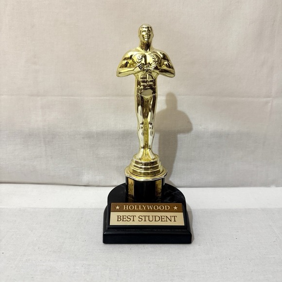 Best Hombre Fashion Other - Hollywood Award Trophy Replica Best Student Gift 8" Oscar Style Figure Statue